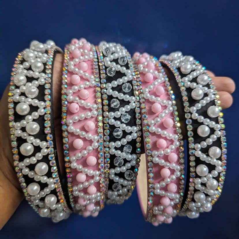 Glitter Beadwork Head Band