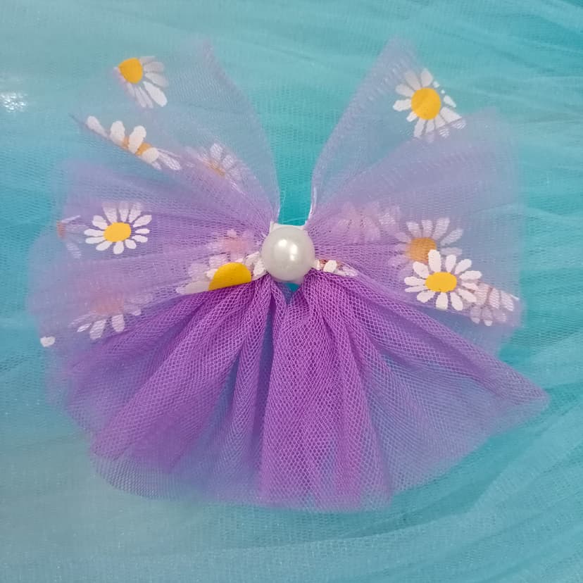 Lavender color bow